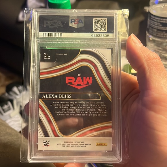 PSA 9 Alexa Bliss 2022 Select Ringside Red and Blue - Picture 2 of 4